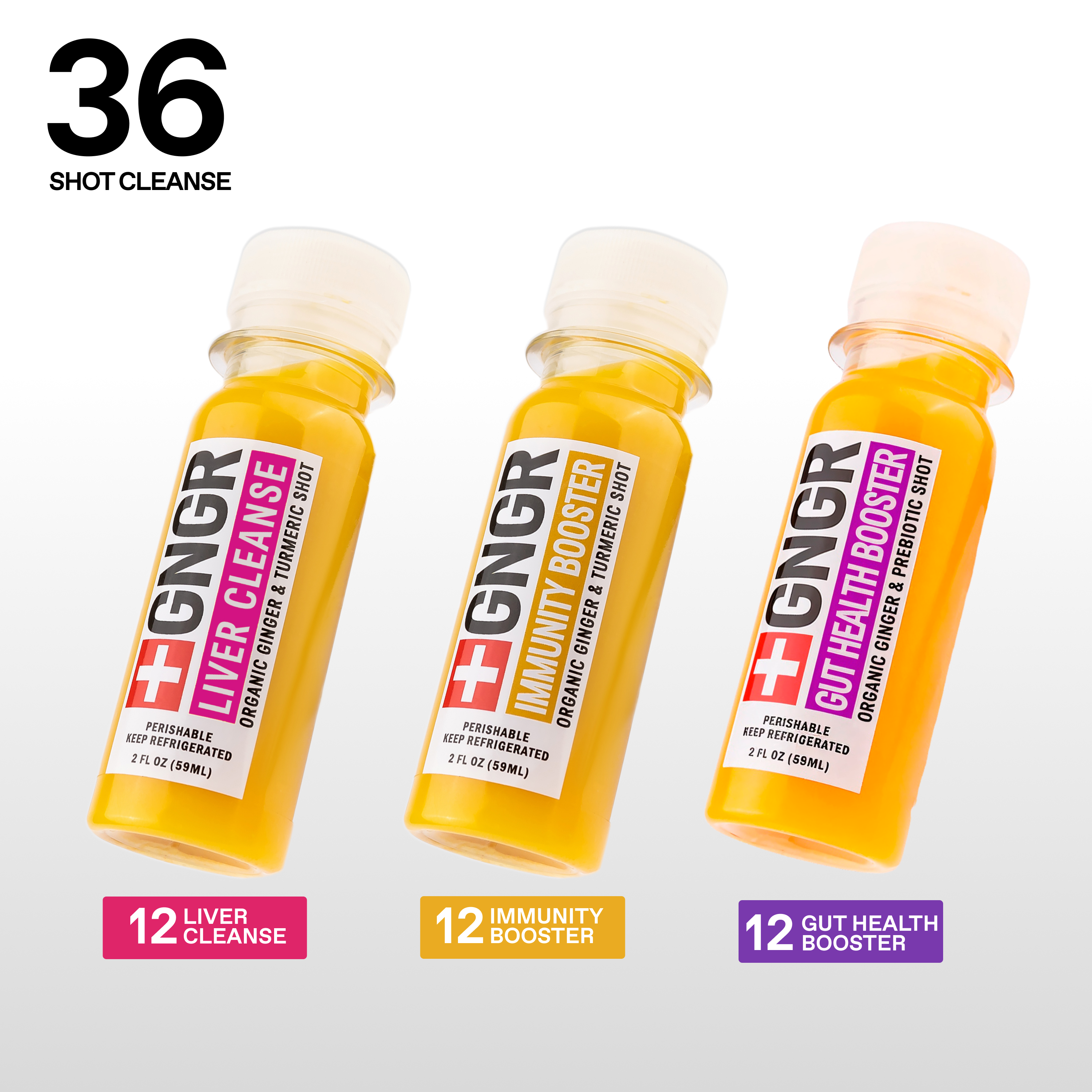 GNGR LABS - Gut Support Cleanse - 36 Shots