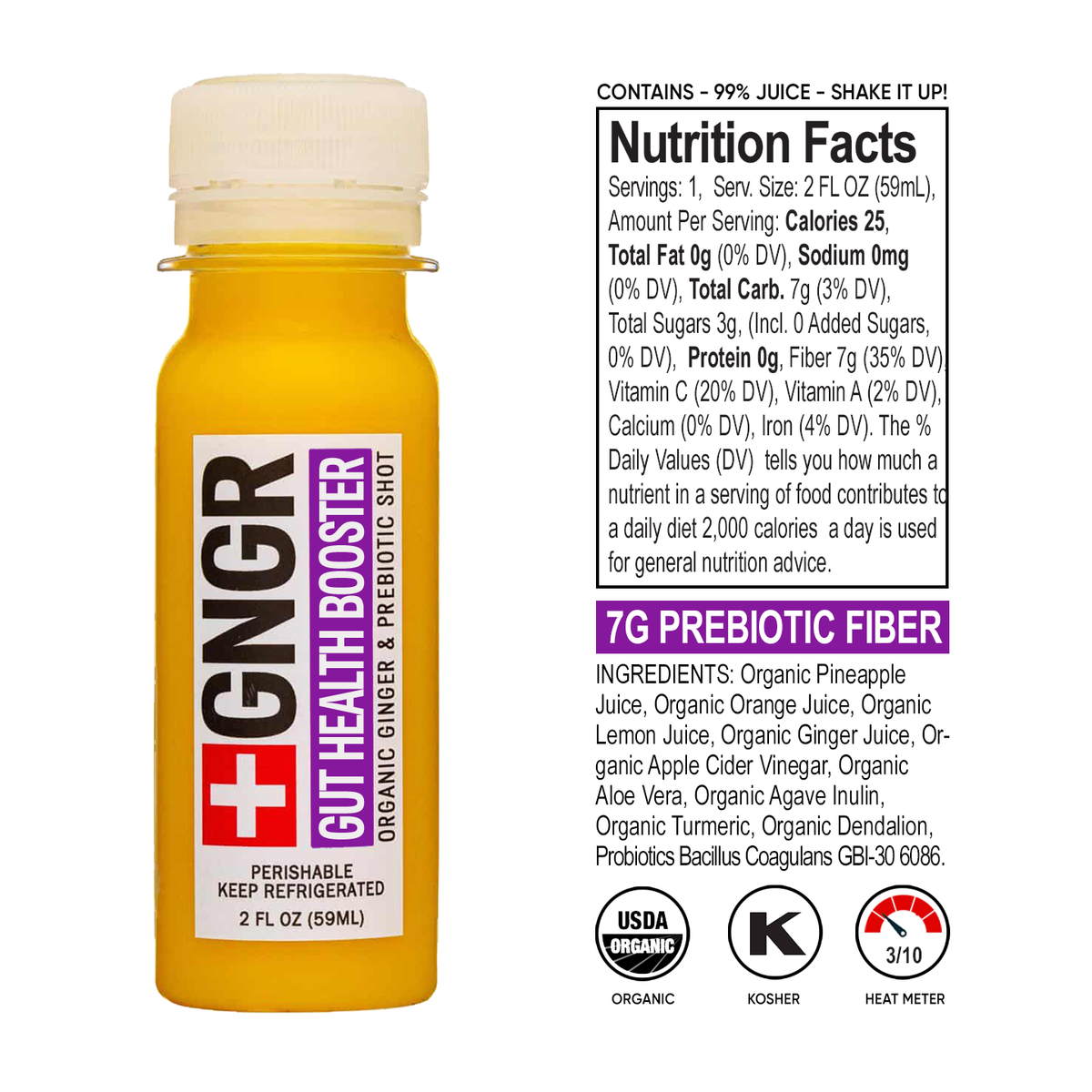 GNGR LABS - Gut Support Cleanse - 36 Shots GNGR LABS - Gut Support Cleanse - 36 Shots